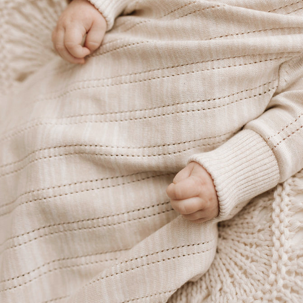 Line Pointelle Shwrap™ - Sand