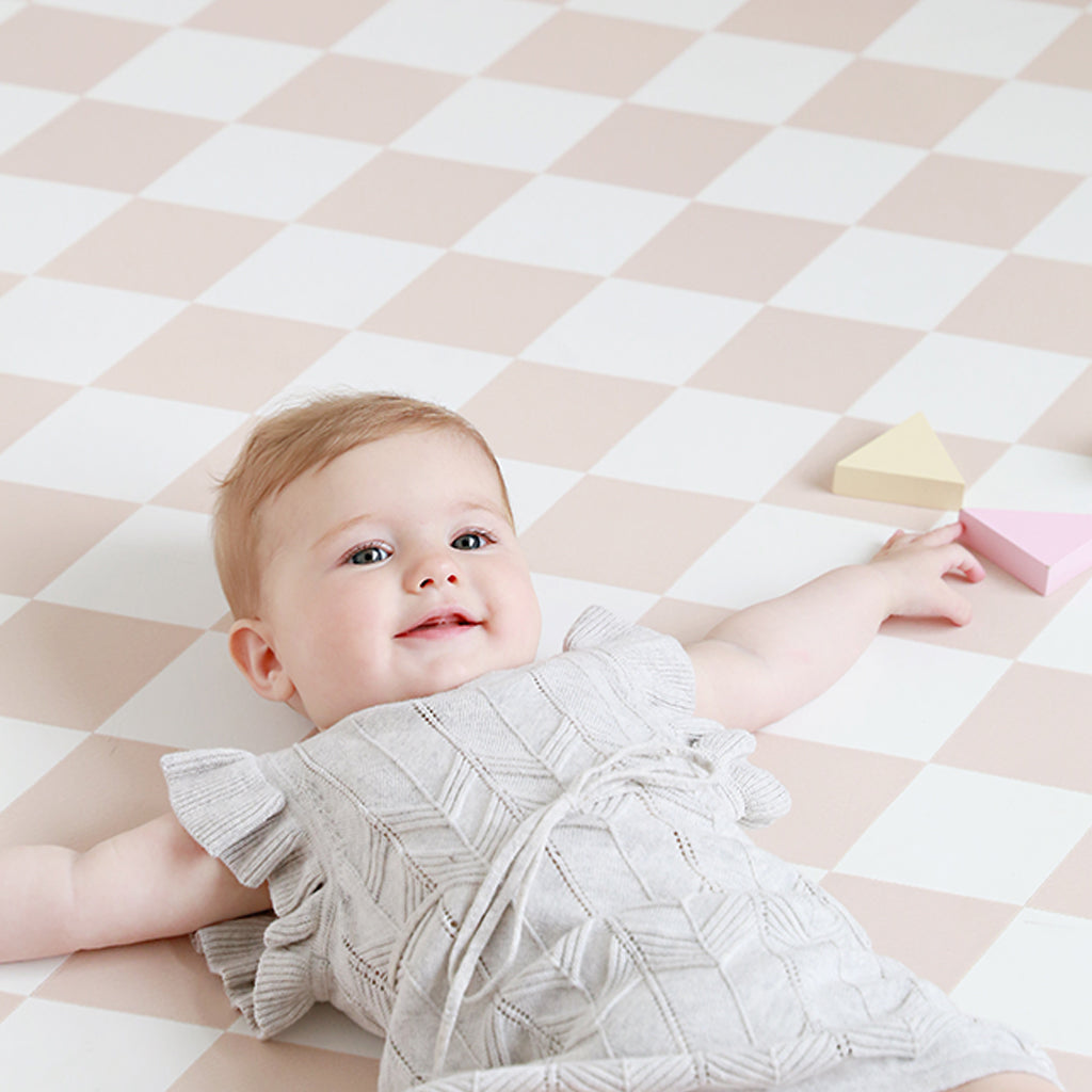 Chevron Lace Knit Dress - Silver -  ONLY 0-3m + 3-6m LEFT