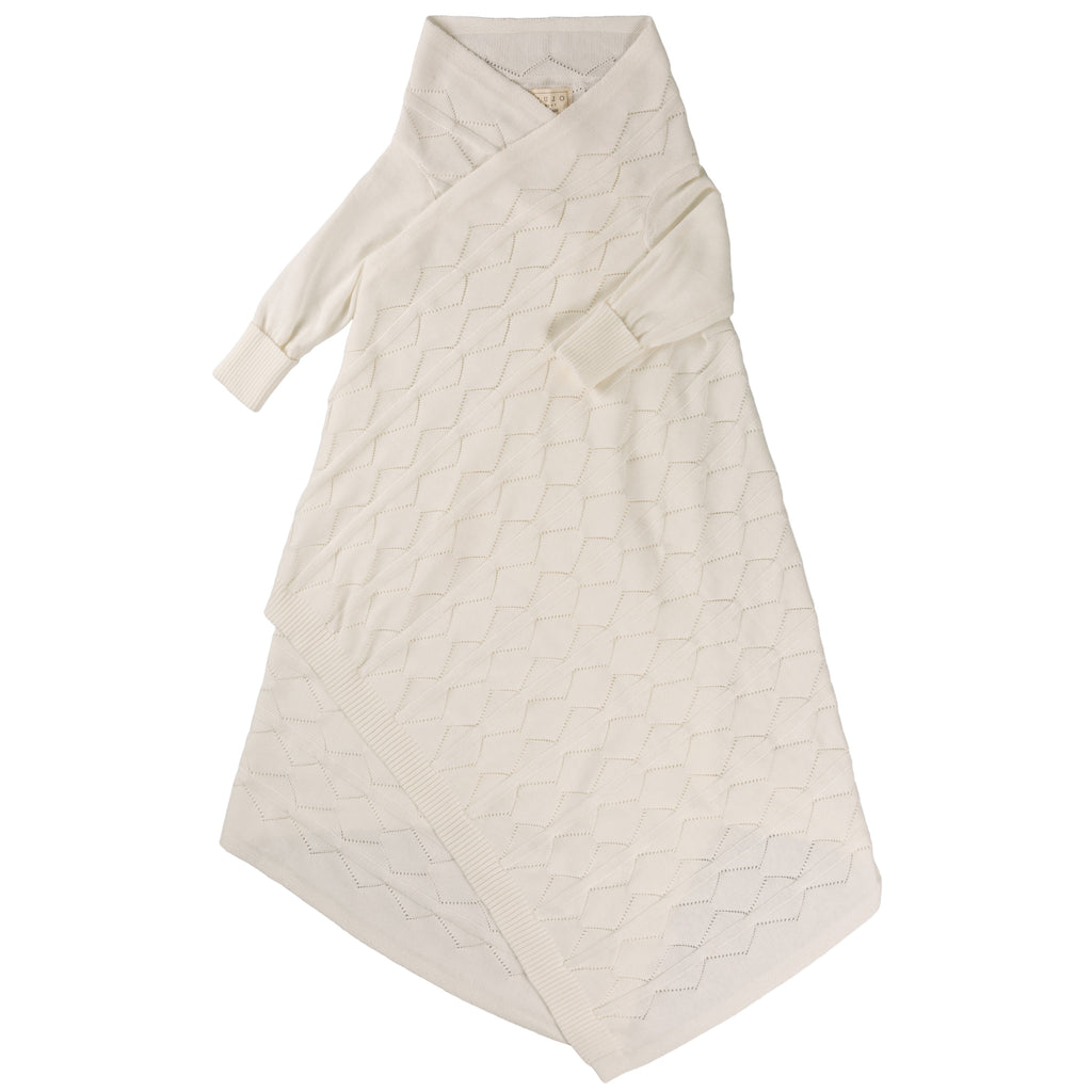 Diamond Lace Pointelle Shwrap™ - Milk