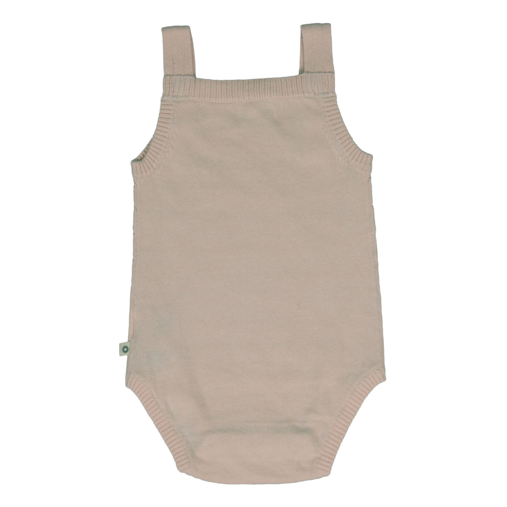 Diamond Pointelle  Onesie - Dark Sand