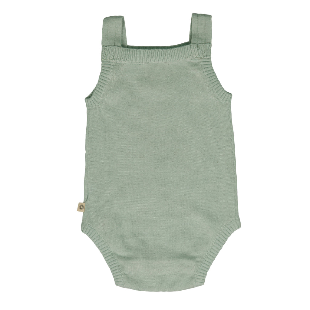 Diamond Pointelle  Onesie - Light Olive