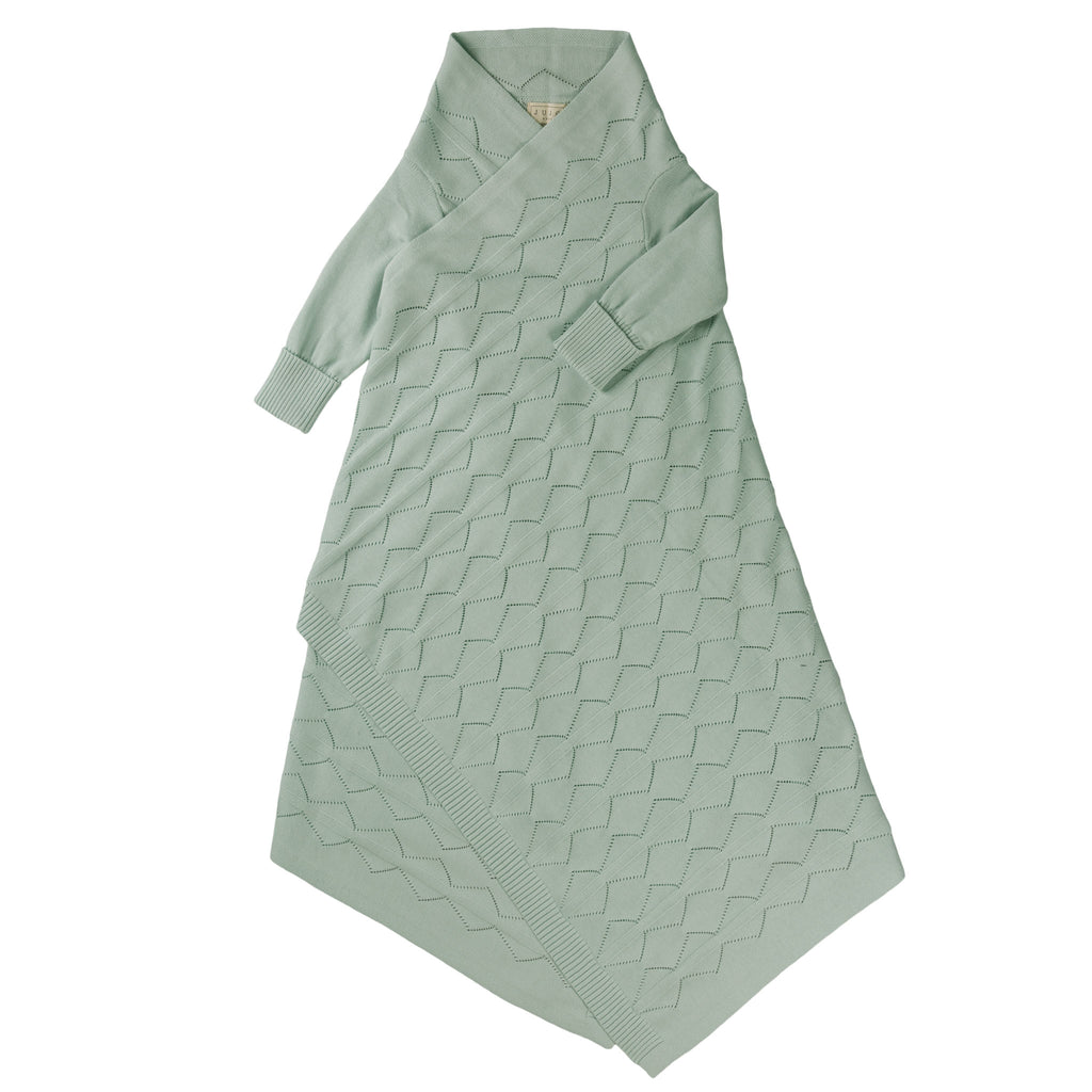 Diamond Lace Pointelle Shwrap™ - Light Olive