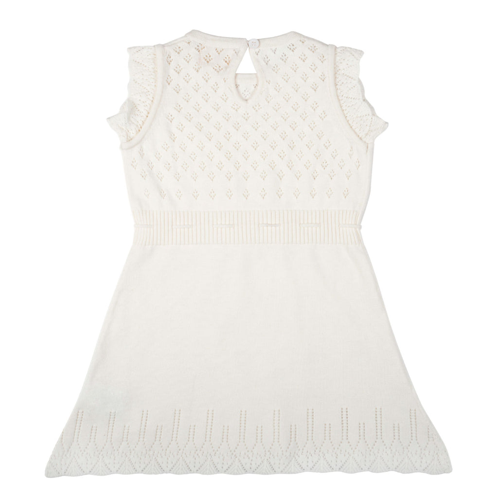 Ditsy Bodice Dress - Milk